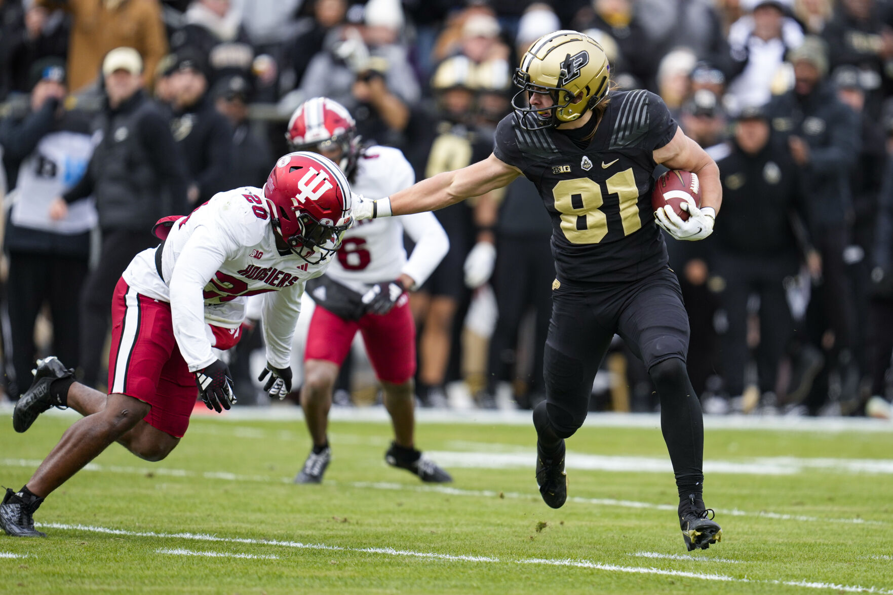 QB Hudson Card pulls the ace as Boilermakers rally past Hoosiers 35-31 for Old Oaken Bucket